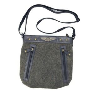 Harley-Davidson Shoulder Bag Brown Gold Marled New